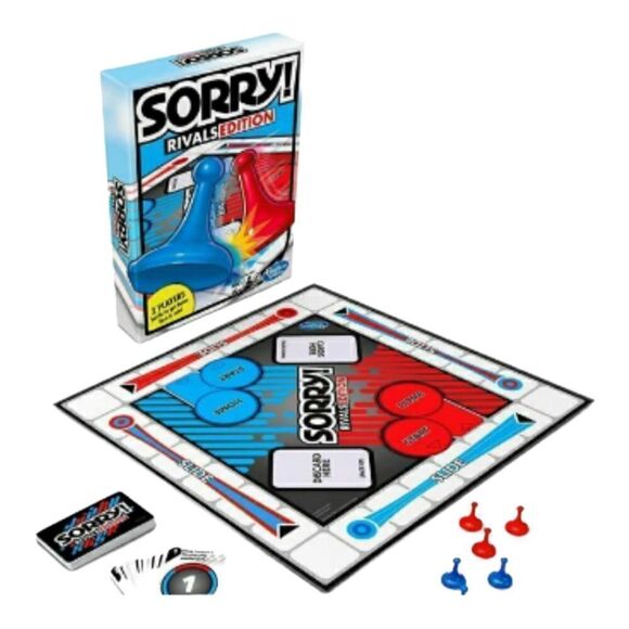 Hasbro Sorry! Special Rivals Edition Board Game 2 Players New Sealed - Picture 1 of 4